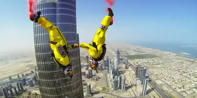 Surprising Surreal Base Jump
