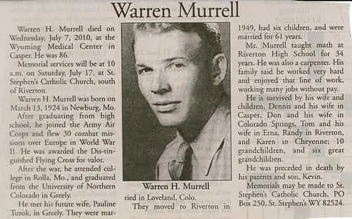 Warren Murrell No More